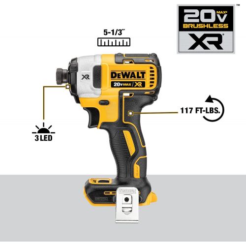  DEWALT FLEXVOLT 60V MAX Cordless Drill Combo Kit, Hammer Drill & Impact Driver (DCK299D1T1)