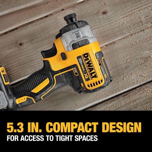  DEWALT FLEXVOLT 60V MAX Cordless Drill Combo Kit, Hammer Drill & Impact Driver (DCK299D1T1)