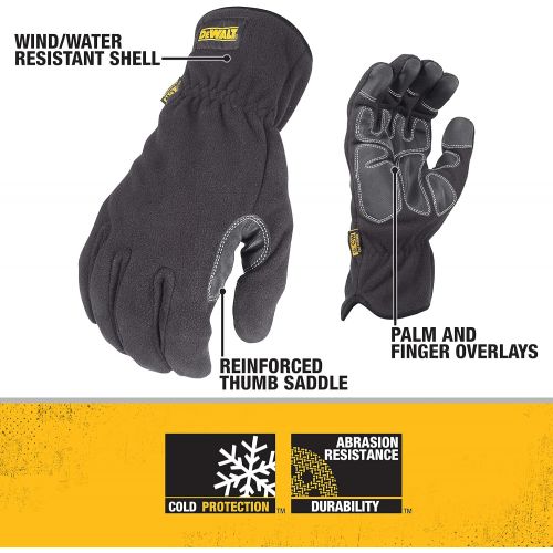  DeWalt DPG740L Mild Condition Fleece Cold Weather Work Glove, Large