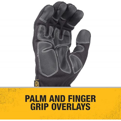  DeWalt DPG740L Mild Condition Fleece Cold Weather Work Glove, Large