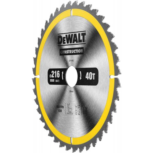  Dewalt DT1953-QZ 8.5/30mm 40WZ Construction Circular Saw Blade