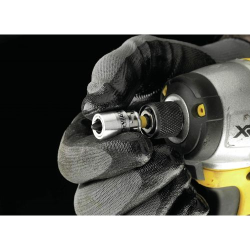  Dewalt Tools - Impact Torsion 2 x PH2 50mm and Magnetic Screwlock Sleeve