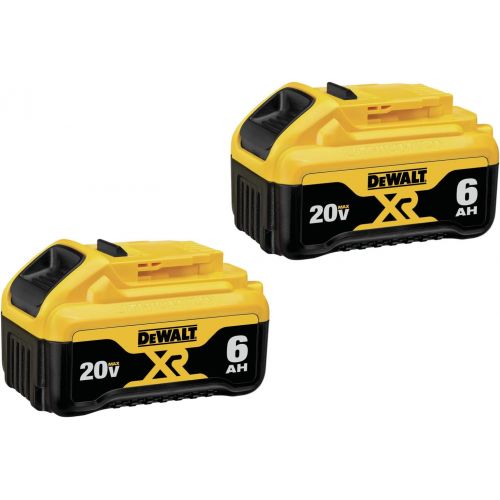  DEWALT 20V MAX XR Impact Driver, Brushless, 3-Speed, 1/4-Inch, Tool Only (DCF887B) & (DCB206-2) 20V MAX Battery, Premium 6.0Ah Double Pack