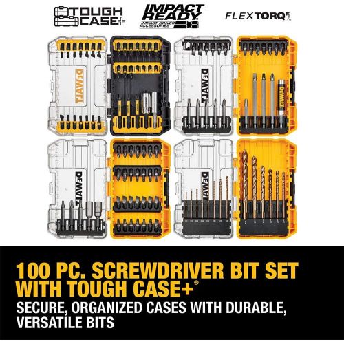  DEWALT Drill Bit Set with Reciprocating Saw Blades & 6 1/2 Circular Saw Blade, 111-piece (DWA123AMQ4)