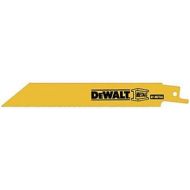 DEWALT DW4811B25 Bi-Metal Reciprocating Saw Blade, 18 TPI, 6-In. - Quantity 25