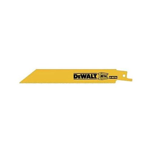  DEWALT DW4811B25 Bi-Metal Reciprocating Saw Blade, 18 TPI, 6-In. - Quantity 25
