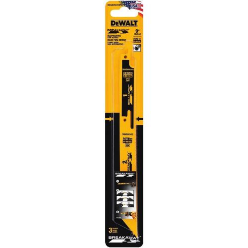  DEWALT DWABK491418P3 6 BREAKAWAY Reciprocating Saw Blades