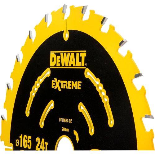  Dewalt DT10624-QZ 6.5/20mm 24T Construction Circular Saw Blade
