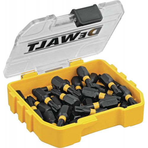  DEWALT FlexTorq Impact Driver Bits, Torx, 1/4-Inch x 1-Inch, 30-Pack (DWA1TX25IR30)