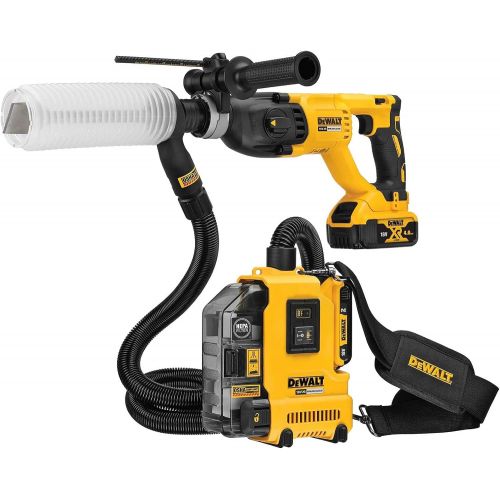  DEWALT DWH161N-XJ Aspirador de SOElidos XR 18V sin cargador/bateria, Black/Yellow