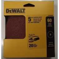 Dewalt DWAS50060 5 60 Grit Sanding Discs No Hole Stick-on 20pk