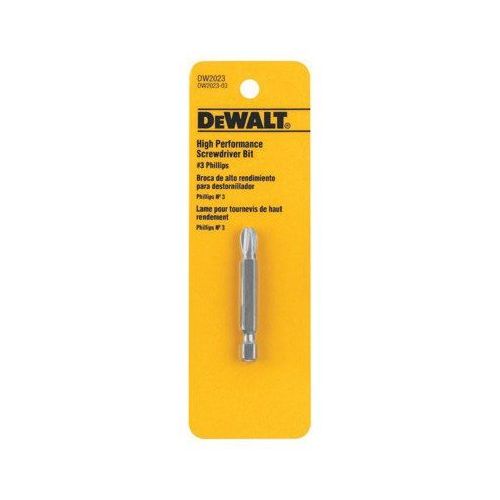  DEWALT Power Screwdriver Bit, #3 Phillips, 2-In.