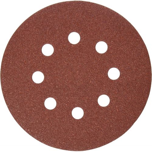  DEWALT DW4310 5-Inch 8 Hole 100 Grit Hook and Loop Random Orbit Sandpaper (25-Pack)