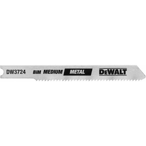  DEWALT-DW3724-5?3 18 TPI U-Shank Medium Metal Cutting Jig Saw Blades (5-Pack)