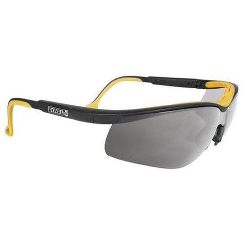  Dewalt DPG55-6C Dual Comfort Silver Mirror High Performance Protective Safety Glasses with Dual-Injected Rubber Frame and Temples