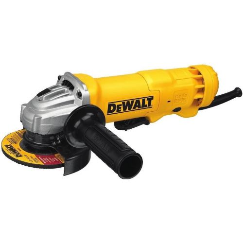  DEWALT Angle Grinder Tool, Paddle Switch, 4-1/2-Inch, 11-Amp (DWE402) & Grinding Wheel, Double Row, Diamond Cup, 4-1/2-Inch (DW4774)