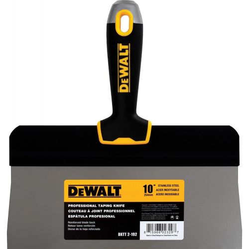  DEWALT 10 Big Back Taping Knife Stainless Steel w/Soft Grip Handle DXTT-2-192