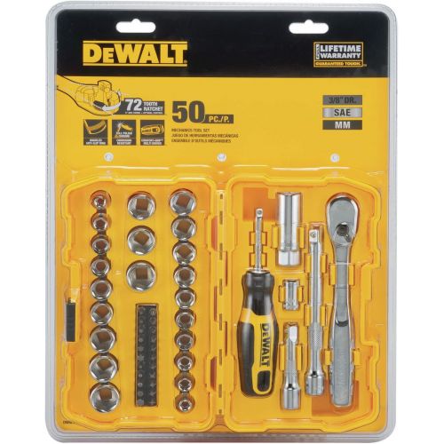  DEWALT DWMT81611T 50 Pieces Mechanics Tool Set