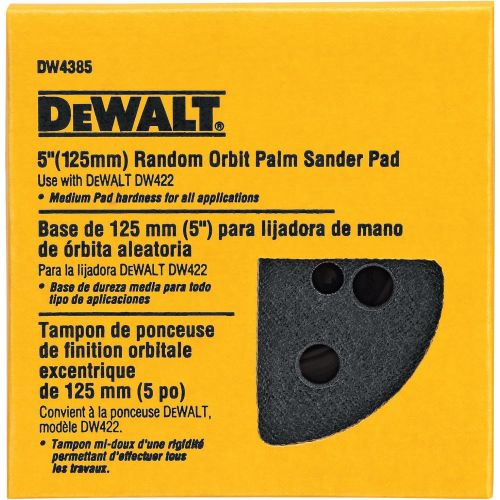  DEWALT DW4385 5-Inch PSA Pad, Medium (Fits the DW422)