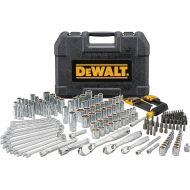 DEWALT Mechanics Tool Set, 205-Piece (DWMT81534) & 20V MAX Cordless Drill Combo Kit, 2-Tool (DCK240C2)