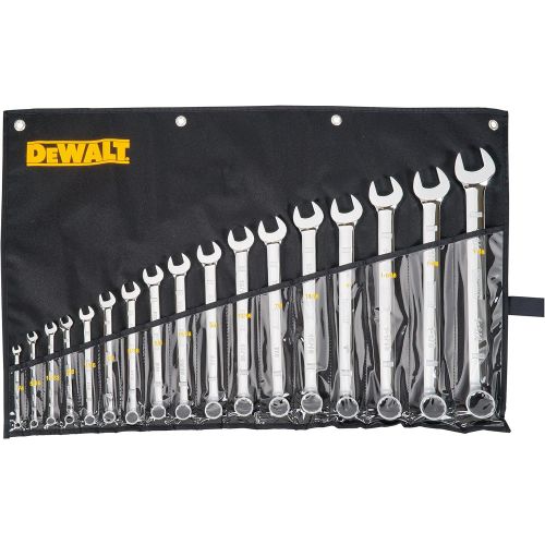  DEWALT Combination Wrench Set, SAE, 17-Piece (DWMT19234)