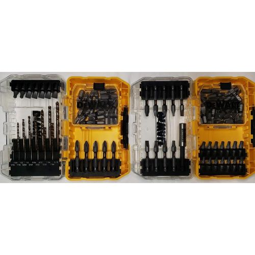  DEWALT Toughgrip 100-Piece Shank Screwdriver Bit Set