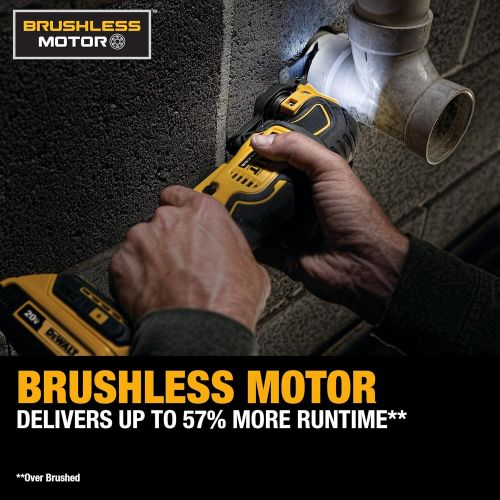  DEWALT DCS354D1 ATOMIC 20V MAX* Brushless Cordless Oscillating Multi-Tool Kit