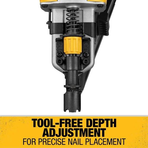  DEWALT 20V MAX Framing Nailer Kit, 30-Degree, Paper Collated