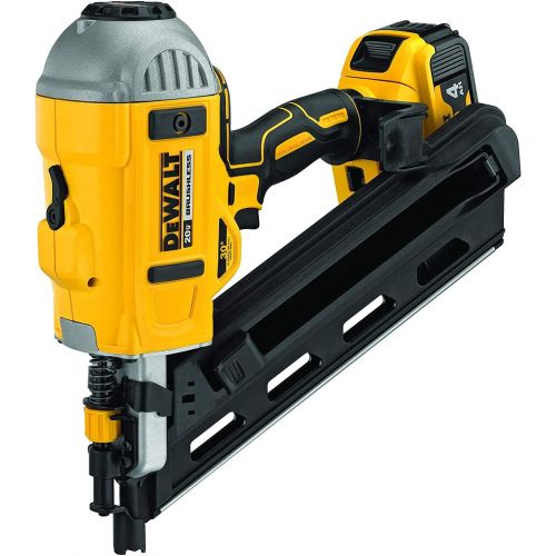  DEWALT 20V MAX Framing Nailer Kit, 30-Degree, Paper Collated