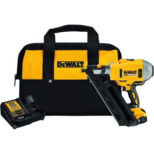  DEWALT 20V MAX Framing Nailer Kit, 30-Degree, Paper Collated