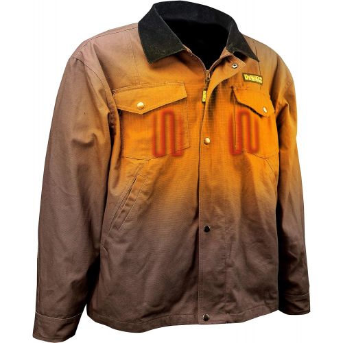  DEWALT DCHJ083 Heated Barn Coat Kit with 2.0Ah Battery and Charger, XL