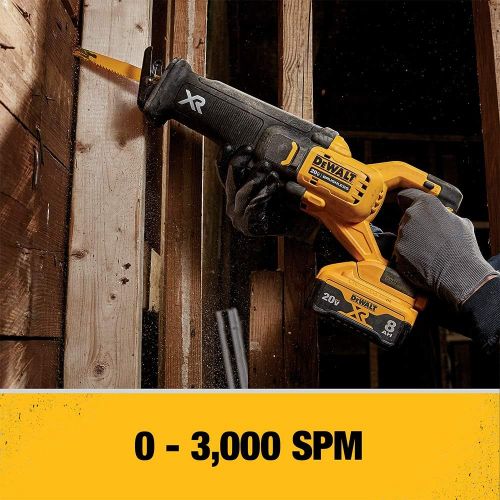  DEWALT 20V MAX* XR Reciprocating Saw Kit, Power Detect Tool Technology (DCS368W1)