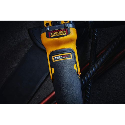  DEWALT FLEXVOLT ADVANTAGE 20V MAX* Angle Grinder, Paddle Switch, 4-1/2-Inch to 5-Inch, Tool Only (DCG416B)