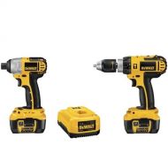 DEWALT Cordless Drill Combo Kit, 18V, 2-Tool (DCK274L)