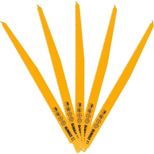  Dewalt DT2350-QZ Reciprocating Blades (5 Piece), 12