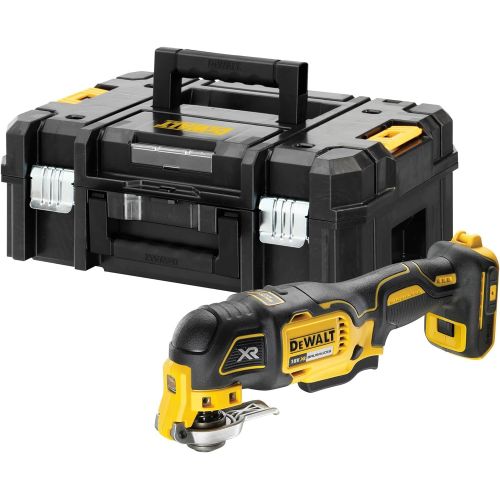  DEWALT DCS356NT-XJ Multi-herramienta Oscilante escobillas XR 18V sin cargador/bateria, Black/Yellow