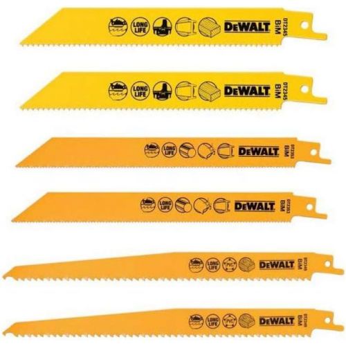  Dewalt DT2444-QZ Reciprocating Blade-Set (6 Piece)