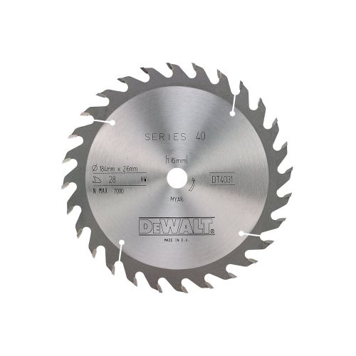  Dewalt DT4031-QZ 7.2/16mm 28WZ Portable Circular Saw Blade