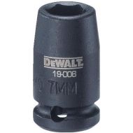 DEWALT 1/4 Impact Socket 6PT 7MM