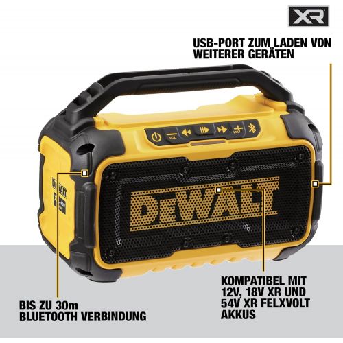  Enceinte bluetooth XR Dewalt DCR011-XJ