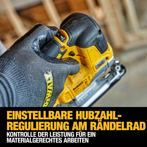  Dewalt DCS334NT-XJ DCS334NT-XJ-Sierra de Calar sin escobillas XR 18V, Black/Yellow, Size