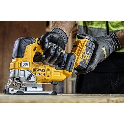  Dewalt DCS334NT-XJ DCS334NT-XJ-Sierra de Calar sin escobillas XR 18V, Black/Yellow, Size