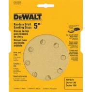 Dewalt Accessories DW4304 5-Pk, 5-In. 8-Hole 150-Grit Hook-and-Loop Random Orbit Sandpaper - Quantity 5