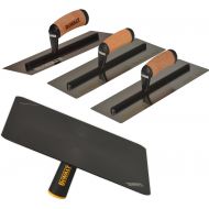 DEWALT Drywall Trowel & Hawk Set 14 Flat 0.5MM Flex Trowel + 14 Flat 0.4MM Ultra-Flex Trowel + Mud Hawk DXTT-3-472