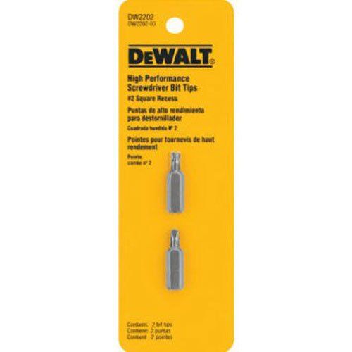  DEWALT DW2202 #2 Square Recess Bit Tip (2-Pack)