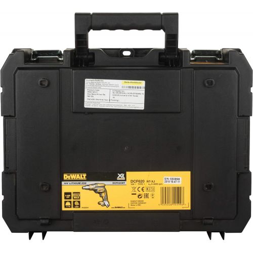  Dewalt DCF620NT-XJ DCF620NT-XJ-Atornillador Panel yeso XR 18V sin cargador/bateria con maletin TSTAK