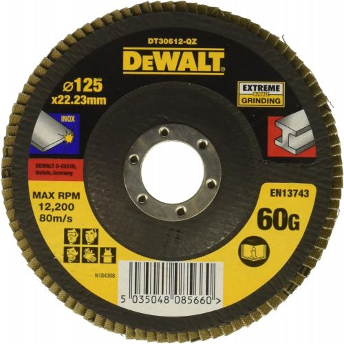  Dewalt DT30612-QZ Flap Disc K60 flat