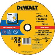 DeWalt High Performance Cutting Disc DT43909 Stainless Steel Black