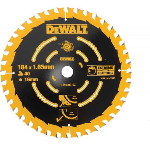  Dewalt DT10303-QZ 7.2/16mm 40WZ Portable Circular Saw Blade