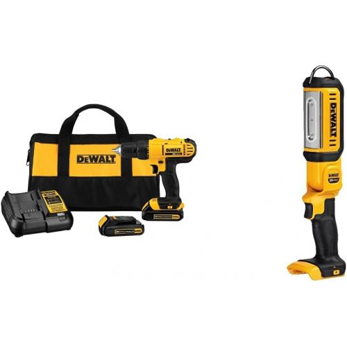  Dewalt DCD771C2 20V MAX Cordless Lithium-Ion 1/2 inch Compact Drill Driver Kit and USB Power Source